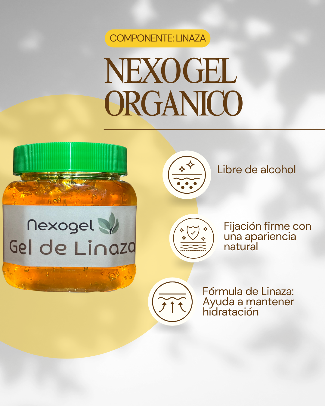 NEXO GEL: ORGANICO - LINAZA