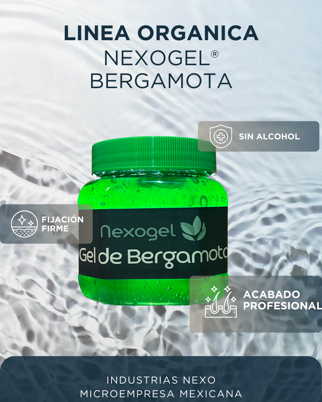 NEXO GEL: ORGANICO - BERGAMOTA