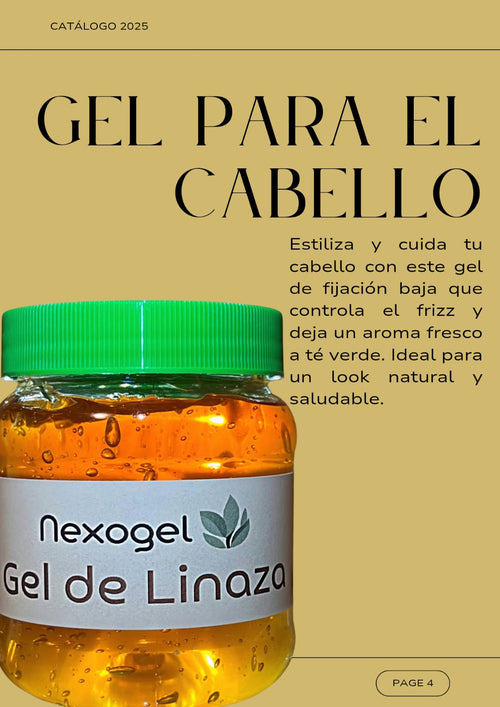 NEXO GEL: ORGANICO - LINAZA